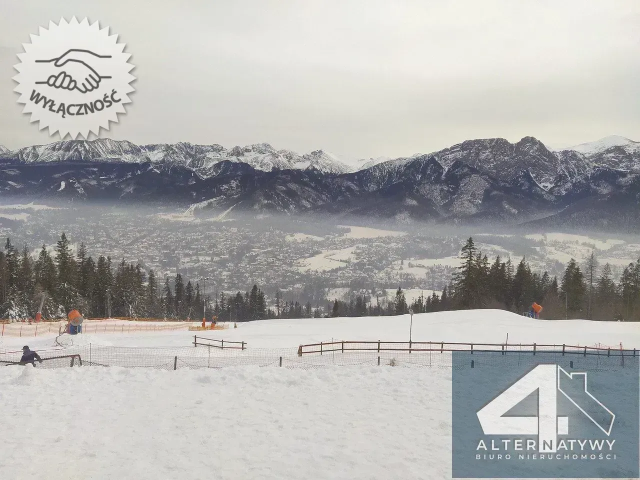 Działka na Gubałówce z widokiem na Tatry 3
