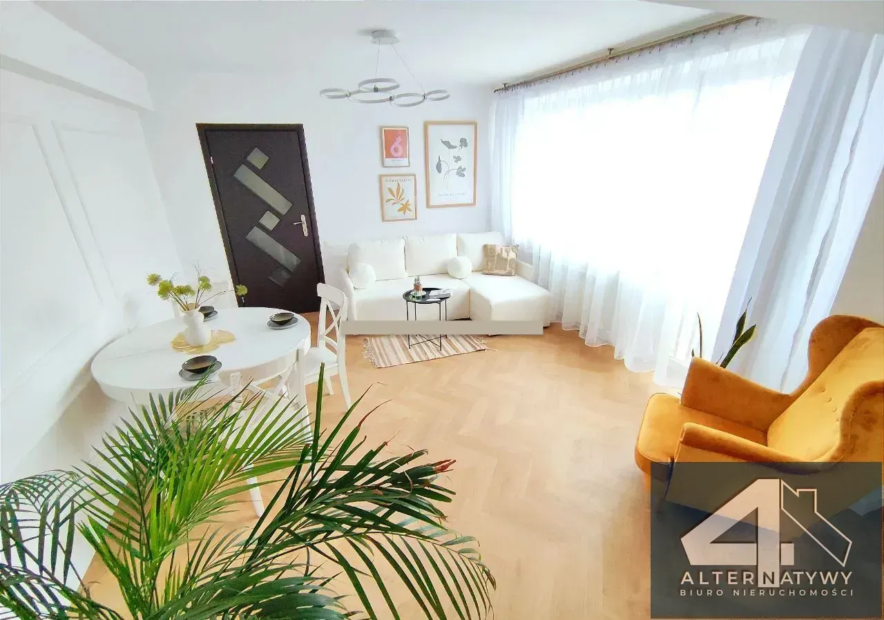 2 super pokoje+kuchnia+balkon, Ugorek, 43m 3