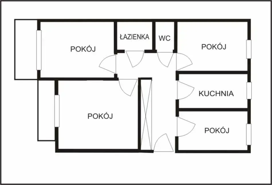 Kurdwanòw ładne mieszkanie dwa balkony 11