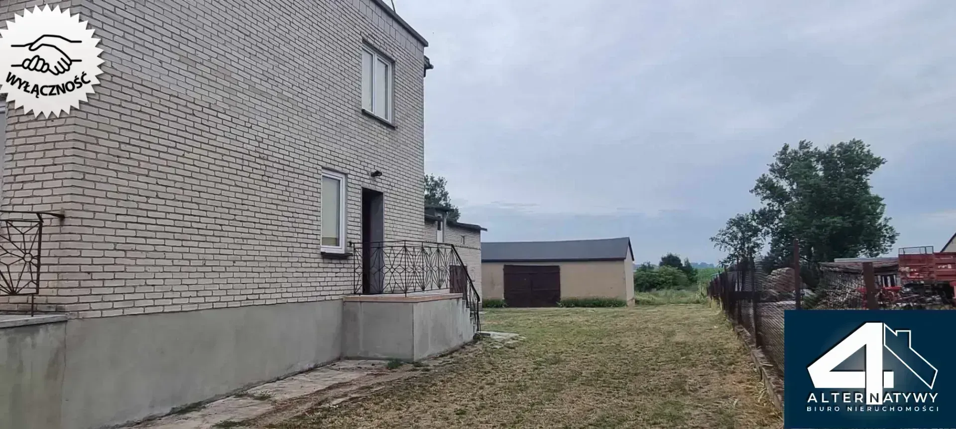 Witonia - dom z budynkami, na dużej działce. 13