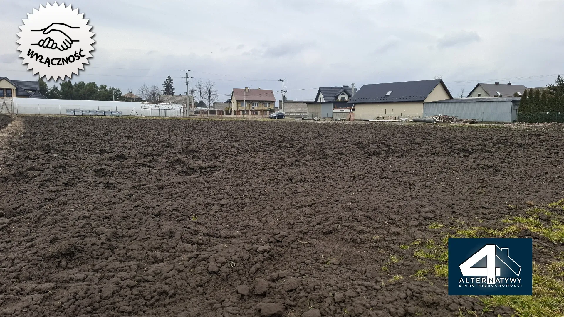 Działka budowlana z mpzp 8,92 a Pobiednik 2