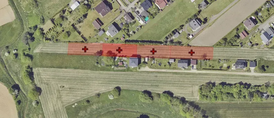 Działka rolna z alternatywą na infrastrukturę. 15