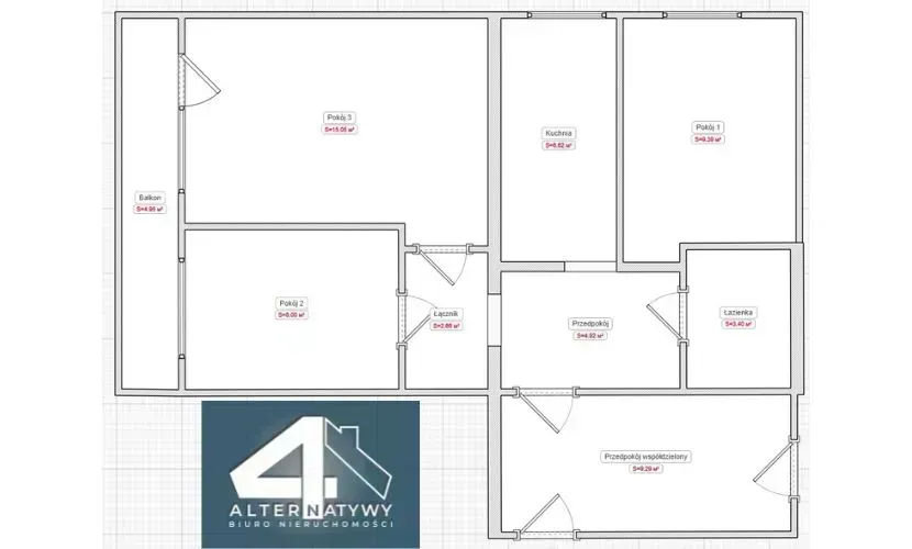 Przestronne M4 piękna panorama duży balkon 15