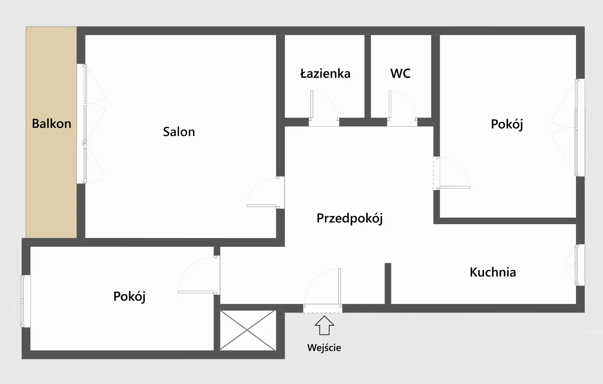 Duża winda z poziomu 0, świetnie skomunikowane 5