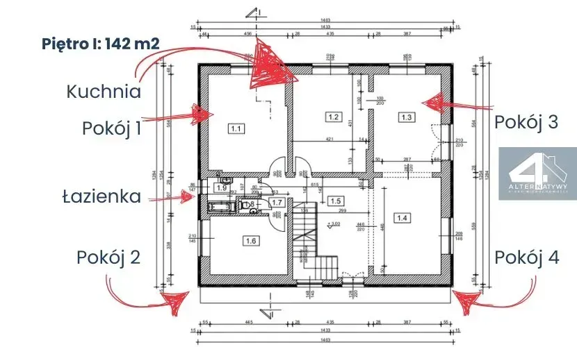 Dom + 2 duże garaże idealne pod firmę! 3