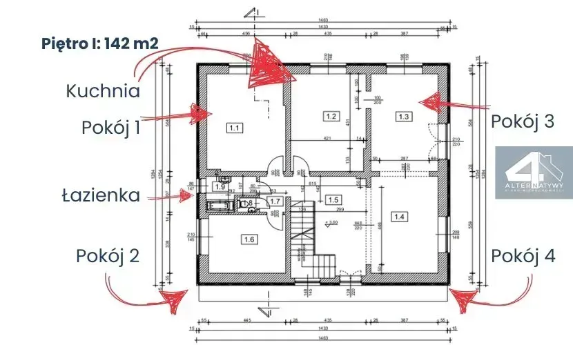 Dom + 2 duże garaże idealne pod firmę! 3