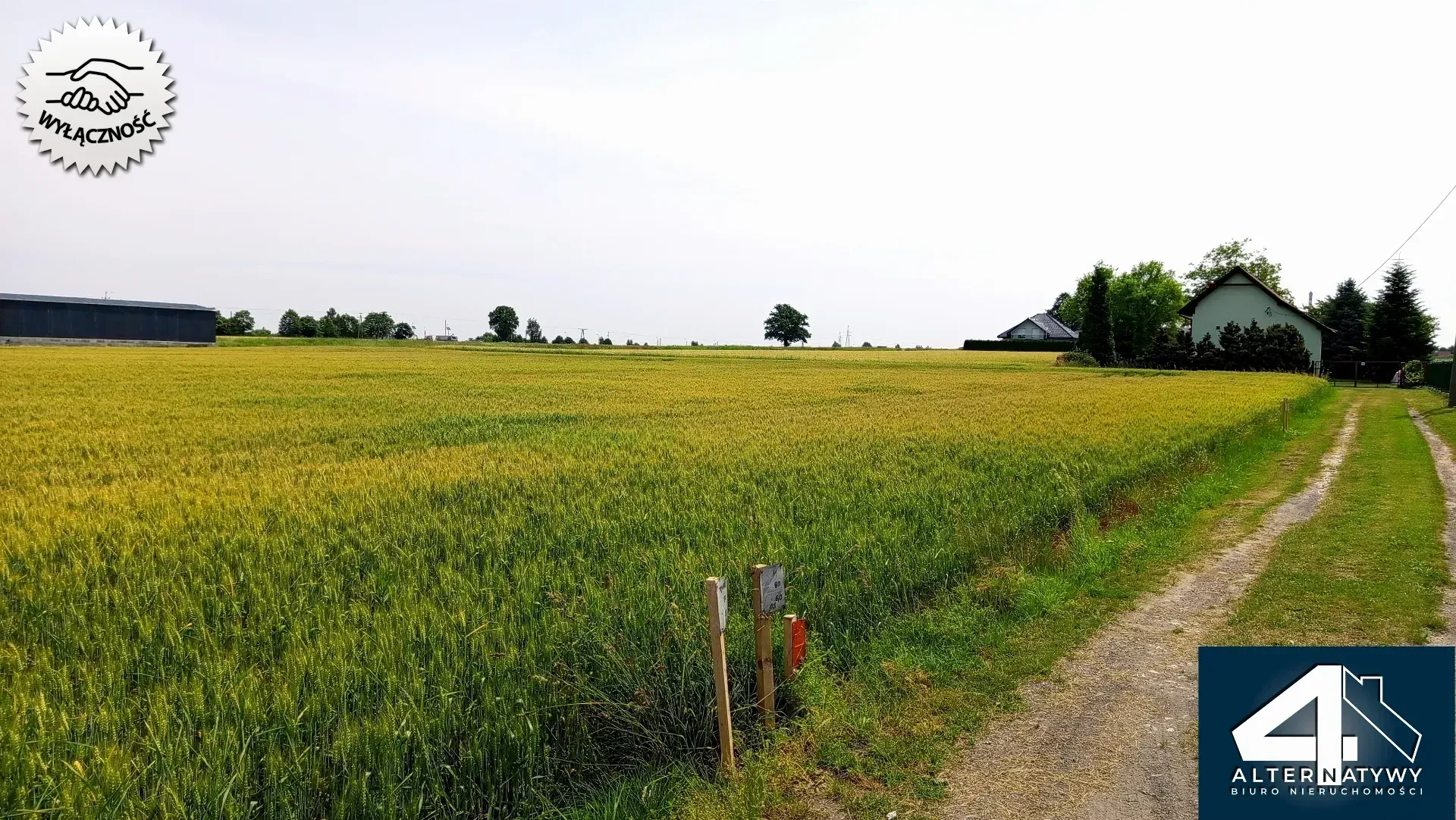 Działka budowlana w Bieruniu (Ściernie) z DROGĄ 3