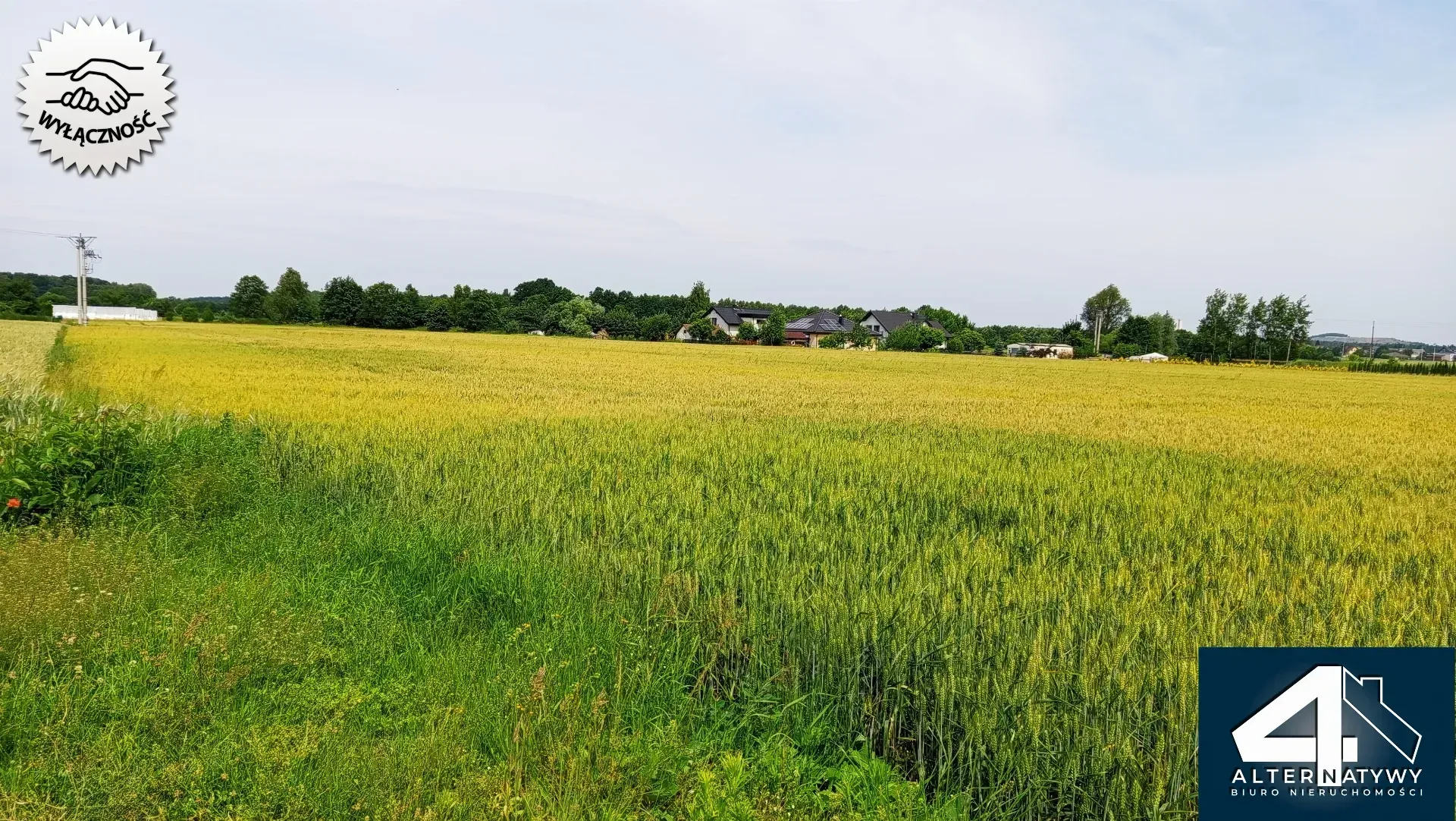 Działka budowlana w Bieruniu (Ściernie) z DROGĄ 6