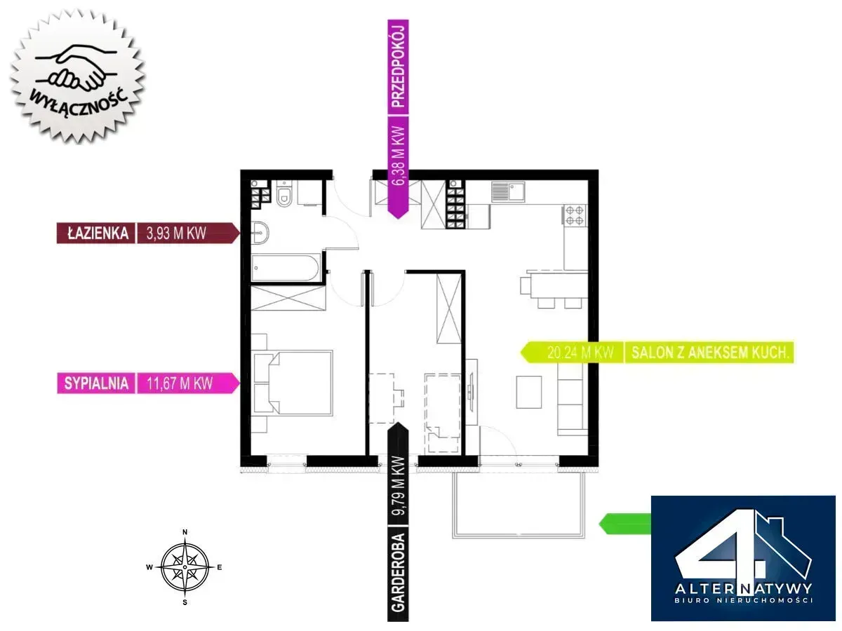 Gotowe mieszkanie z 2021, wysoki standard, winda 13