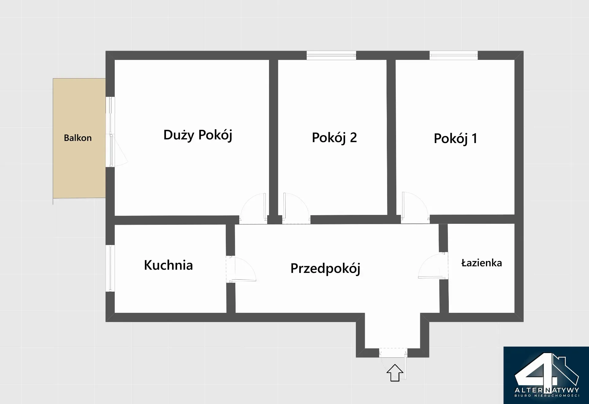 Mieszkanie 3 pokojowe z potencjałem 7