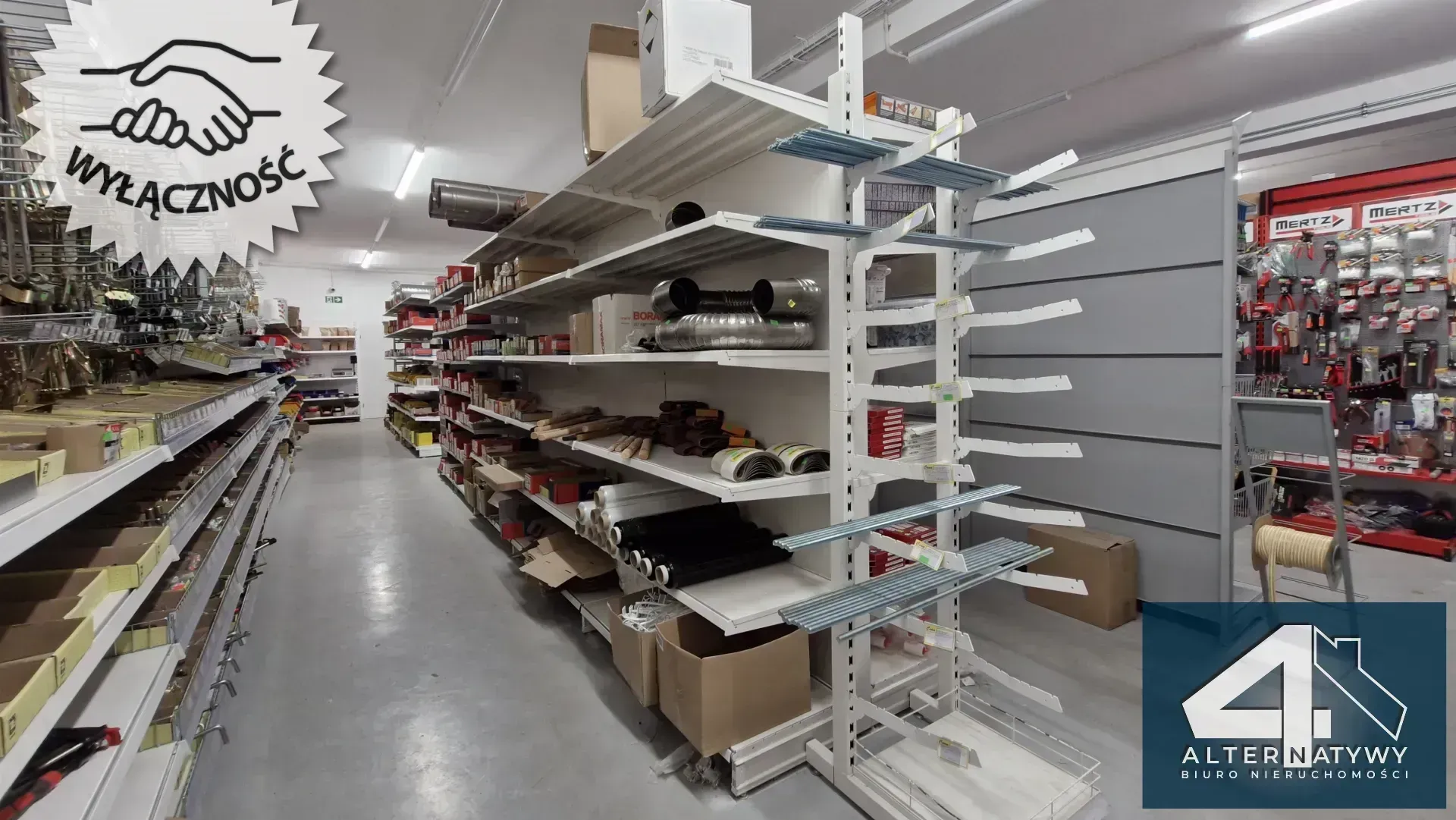 Hurtownia budowlana przy DK 42 na trasie 5