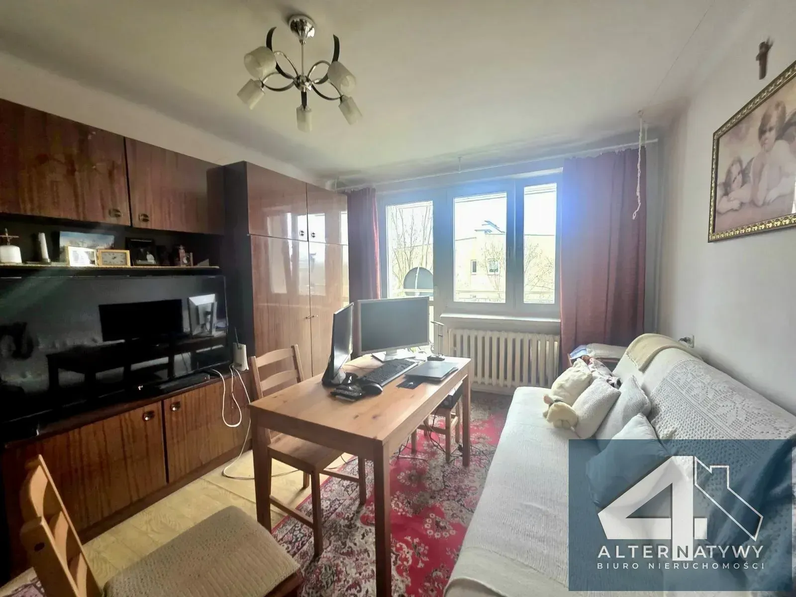 3 jasne pokoje+kuchnia+balkon, Azory, 55m 2