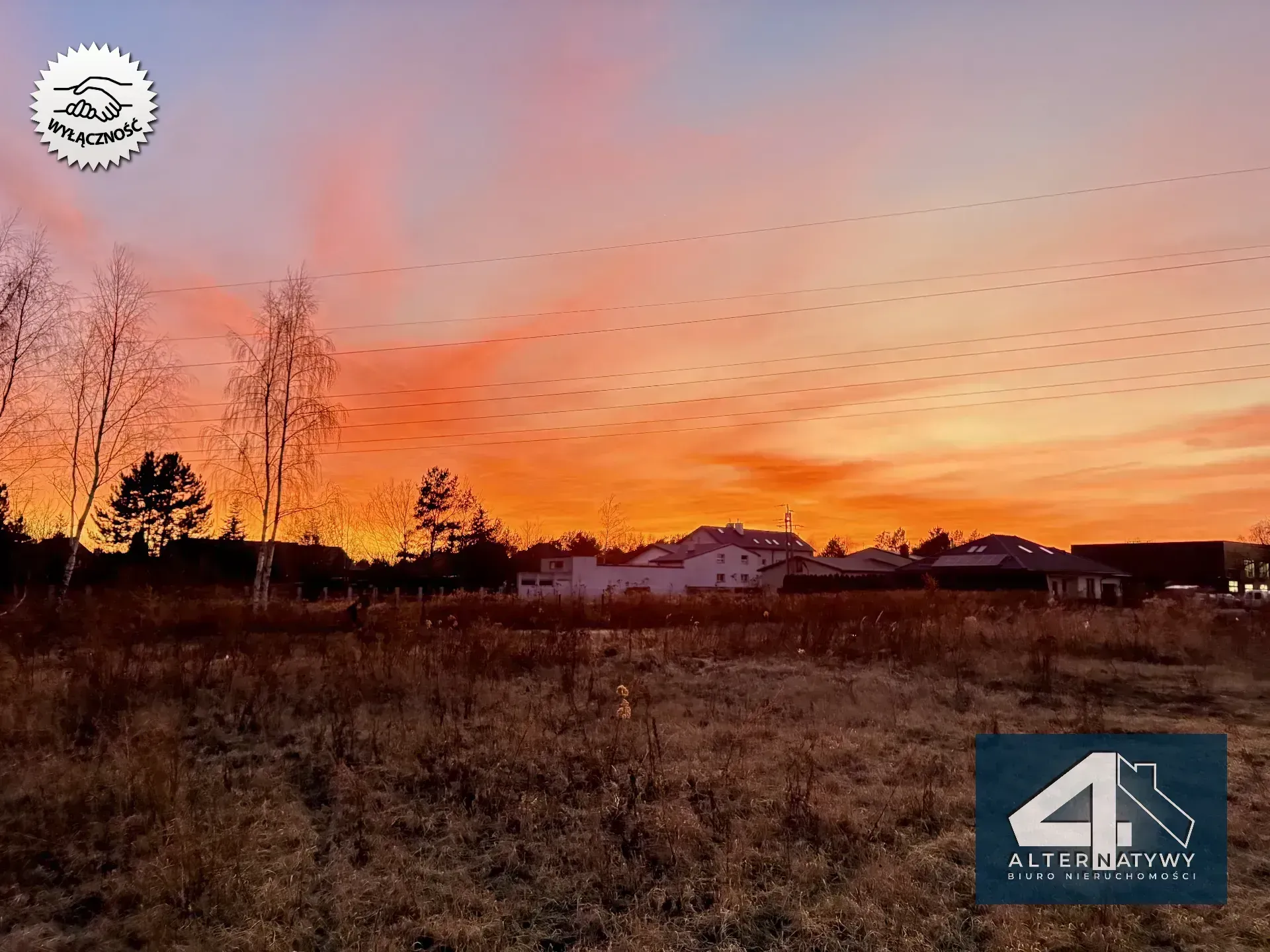 Działka inwestycyjna pod zabudowę jednorodzinną 2