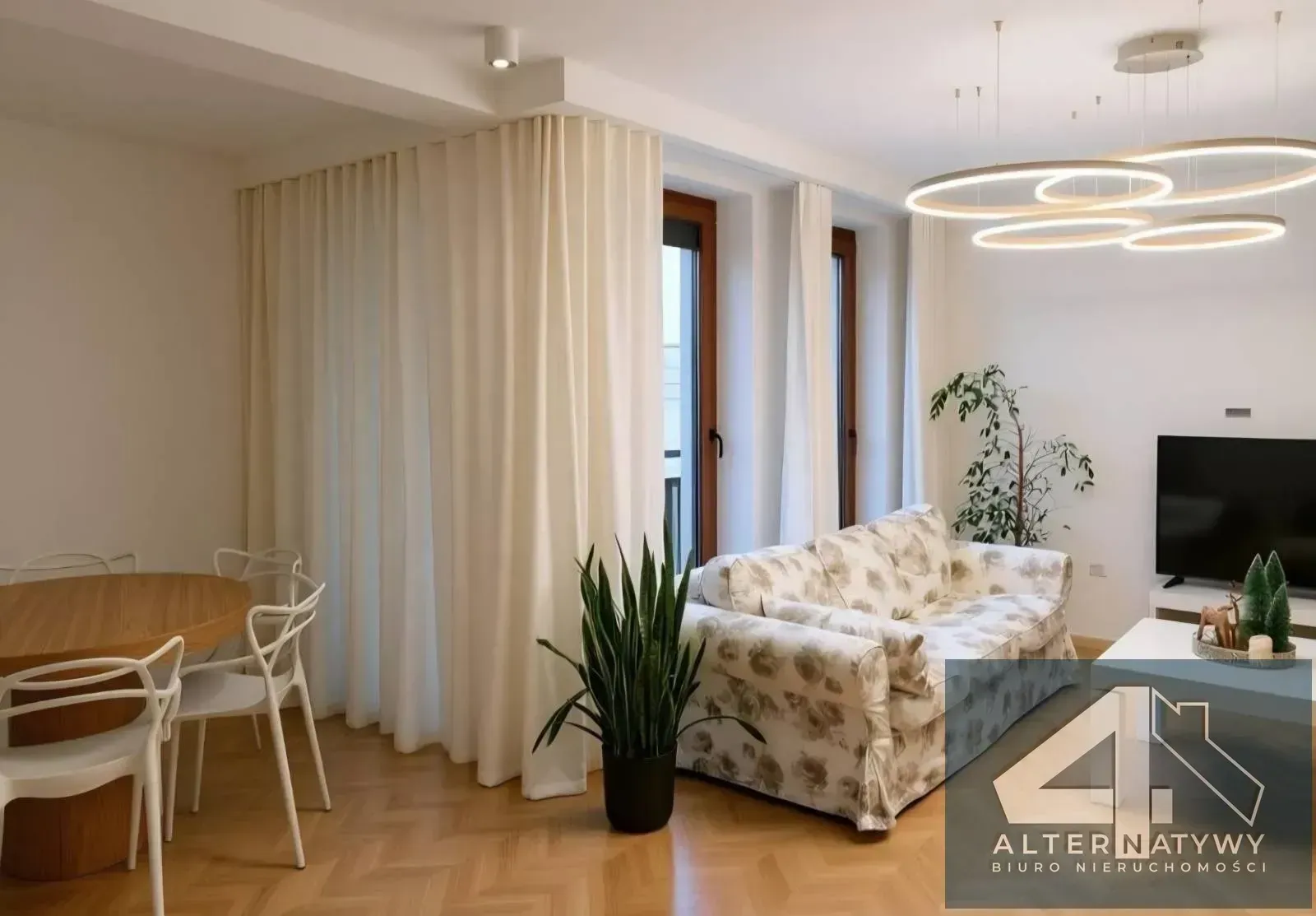 4 pokoje+balkon, wyremontowane, Złocień, 67.7m2 2