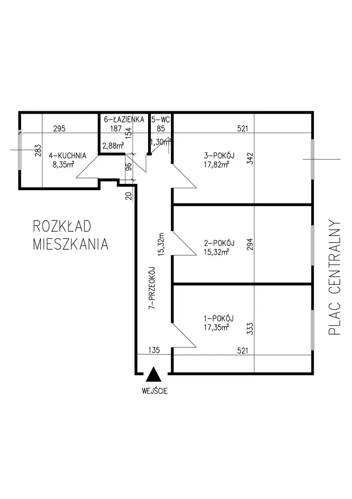Duże mieszkanie w Centrum Nowej Huty 11