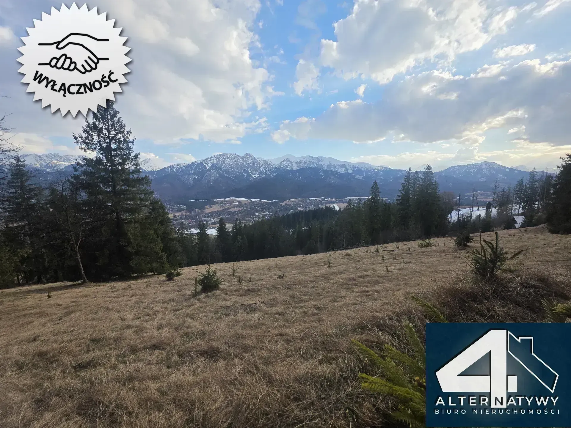 Działka na Gubałówce z widokiem na Tatry 4