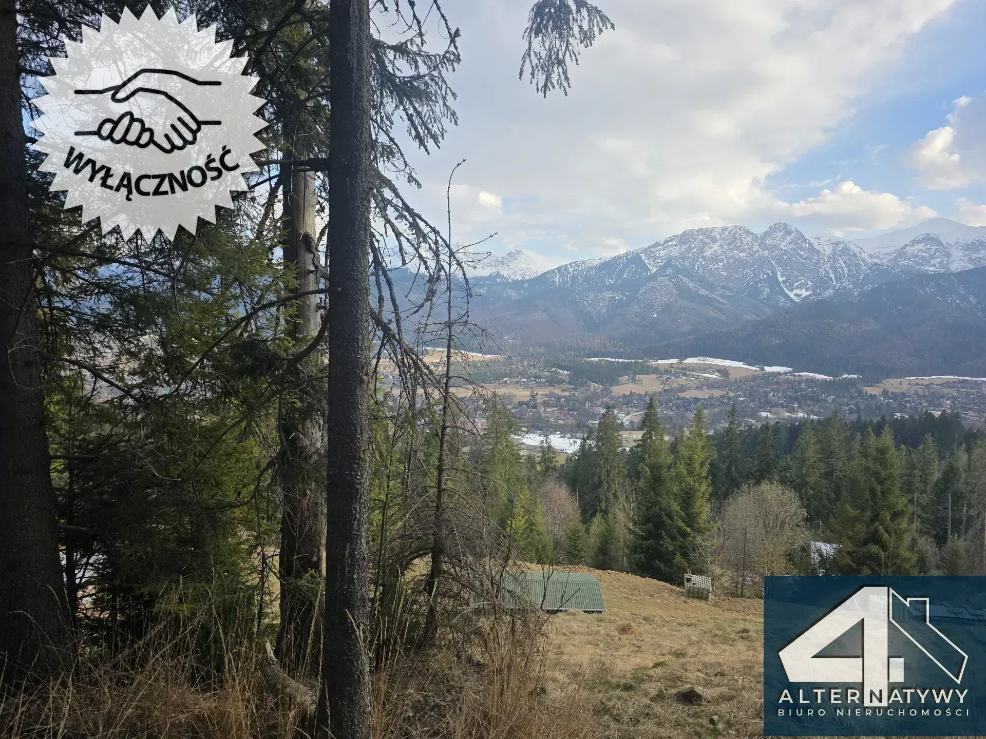 Działka na Gubałówce z widokiem na Tatry 2