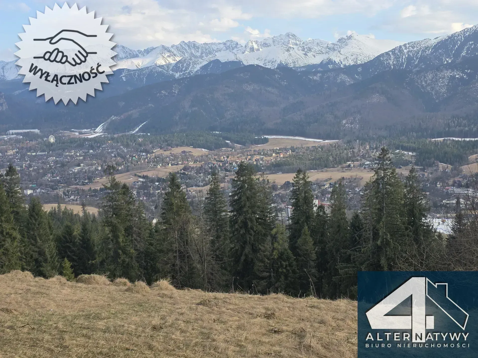 Działka na Gubałówce z widokiem na Tatry 4