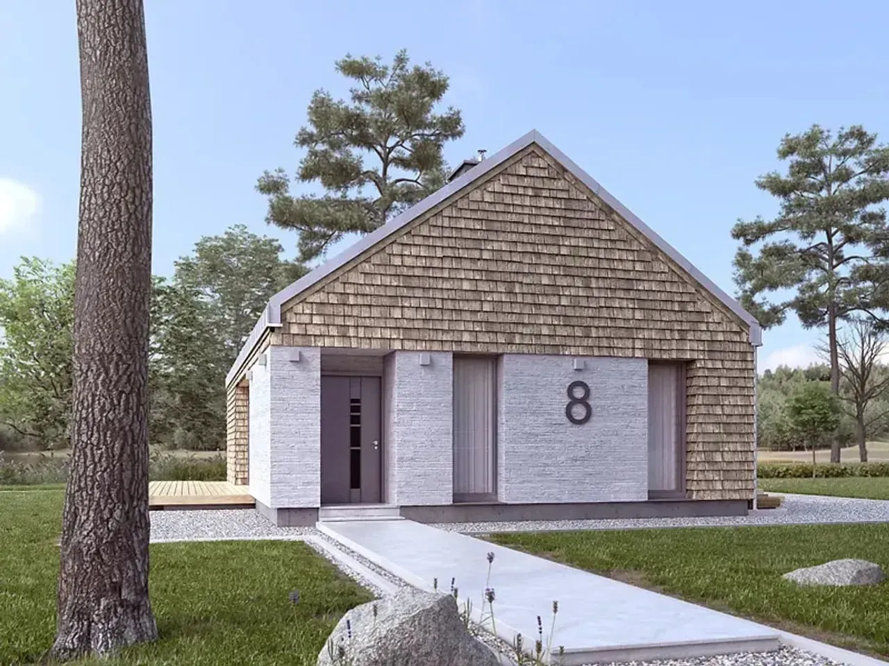 Dom nad malowniczym jeziorem 2