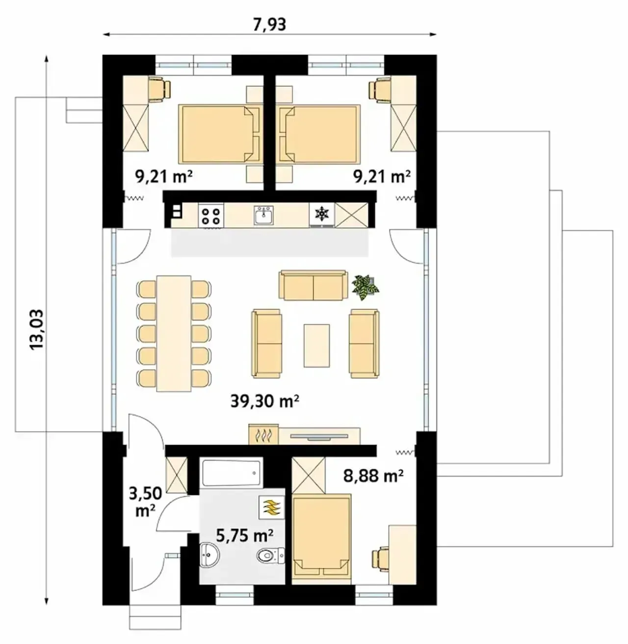 Dom nad malowniczym jeziorem 6