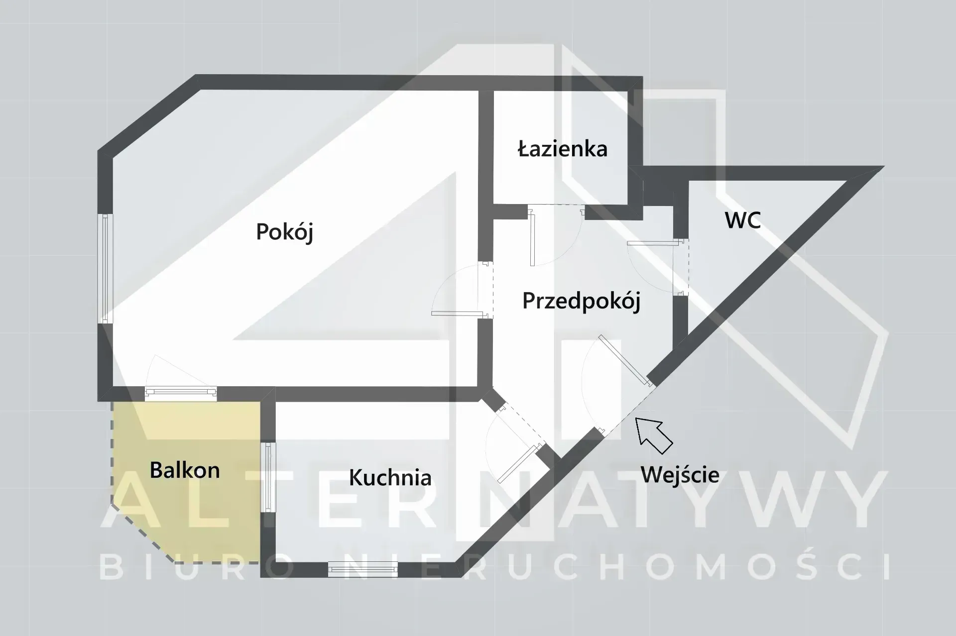Super okazja, ciekawa duża kawalerka, umeblowana 10
