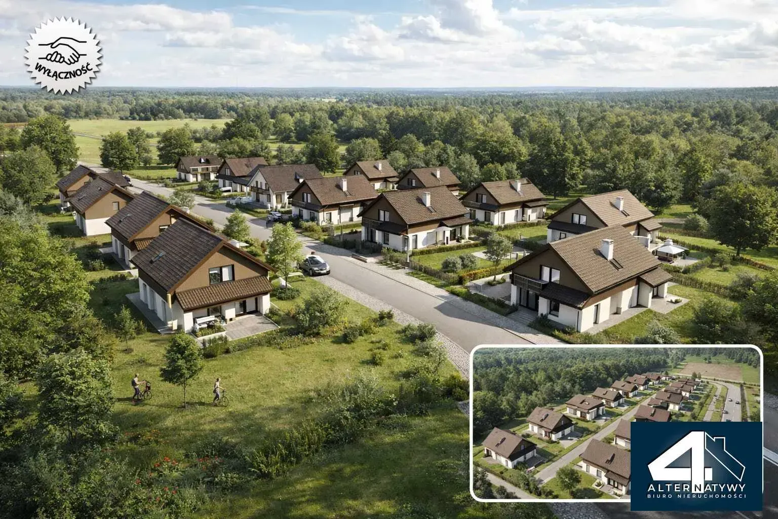 Dom w otoczeniu zieleni 8