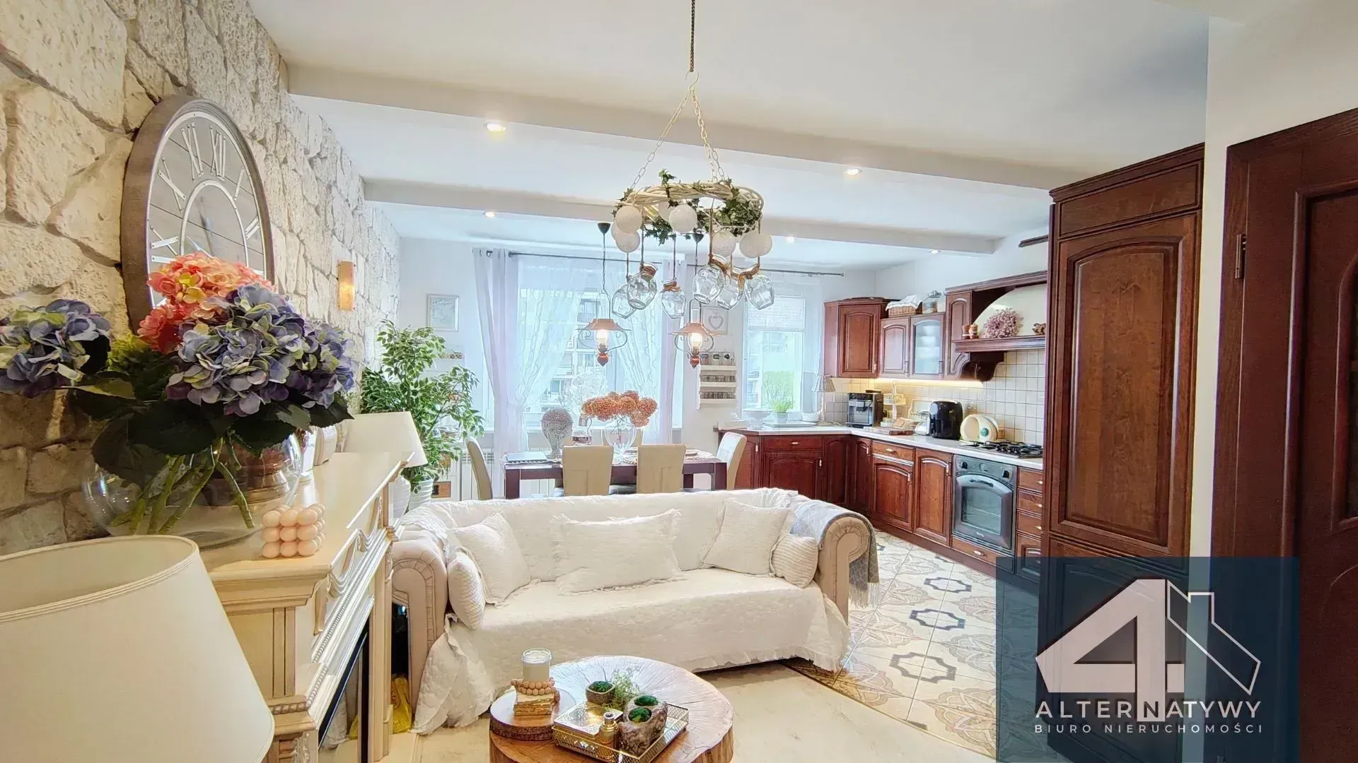 89 m² | Salon z kuchnią + 3 Pokoje | Kopernik 5