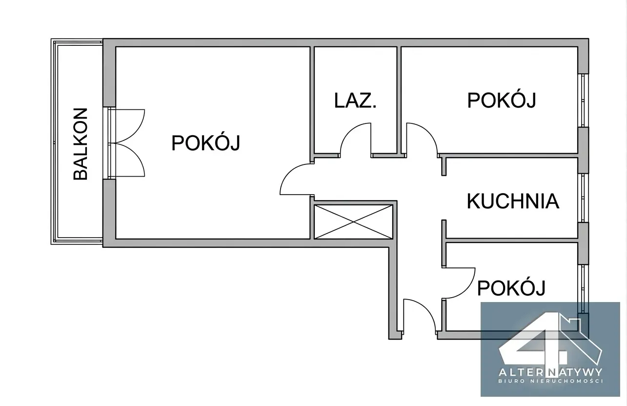 Trzy pokoje, topowa lokalizacja 11