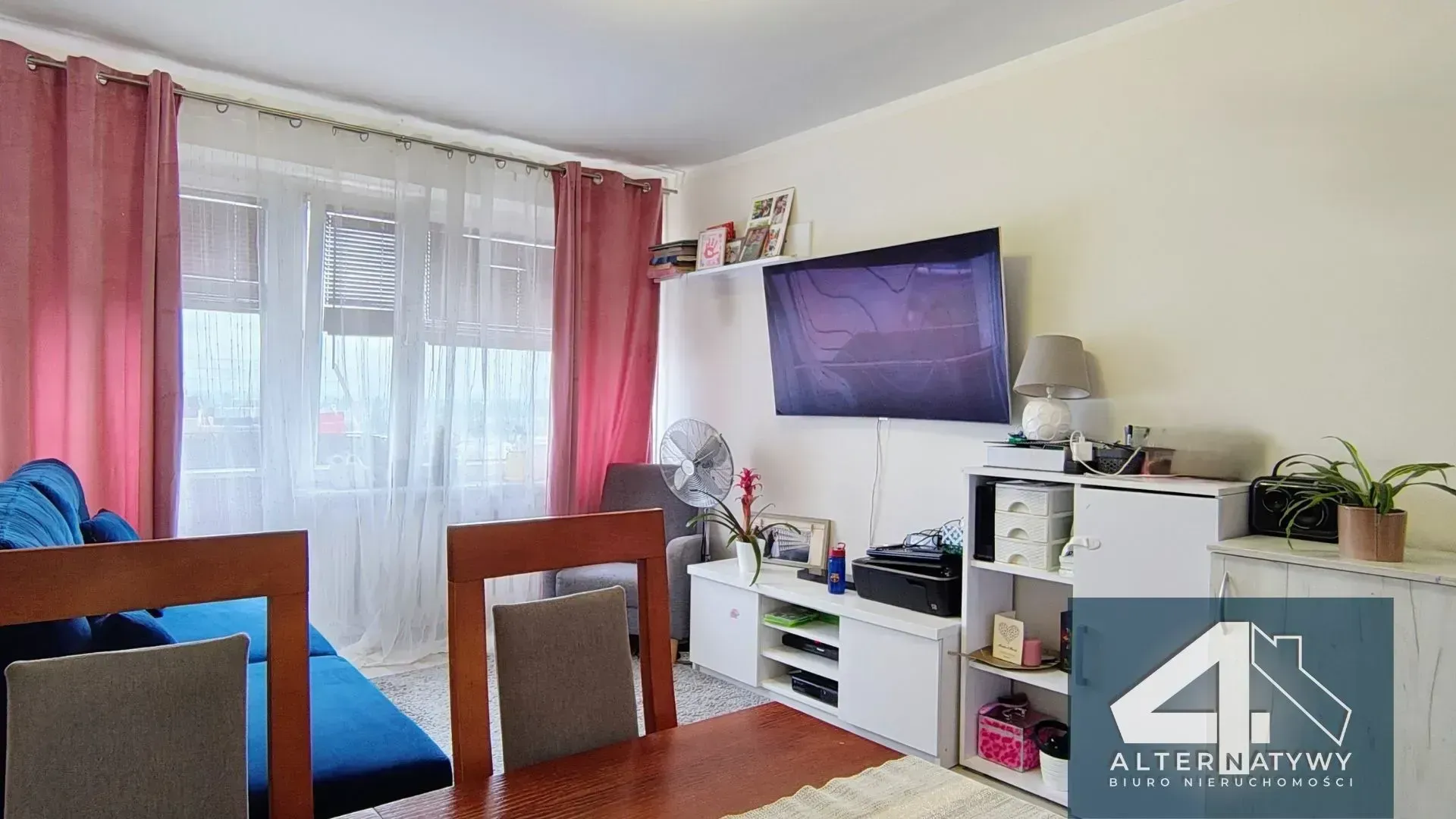 Mieszkanie z widokami, 48m2, 3 pokoje, rozkładowe 2