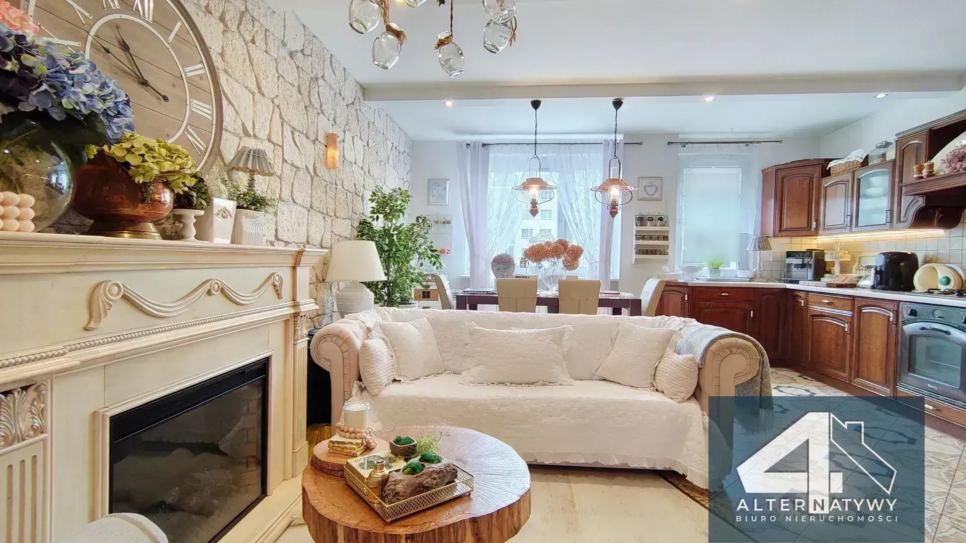 89 m² | Salon z kuchnią + 3 Pokoje | Kopernik 2