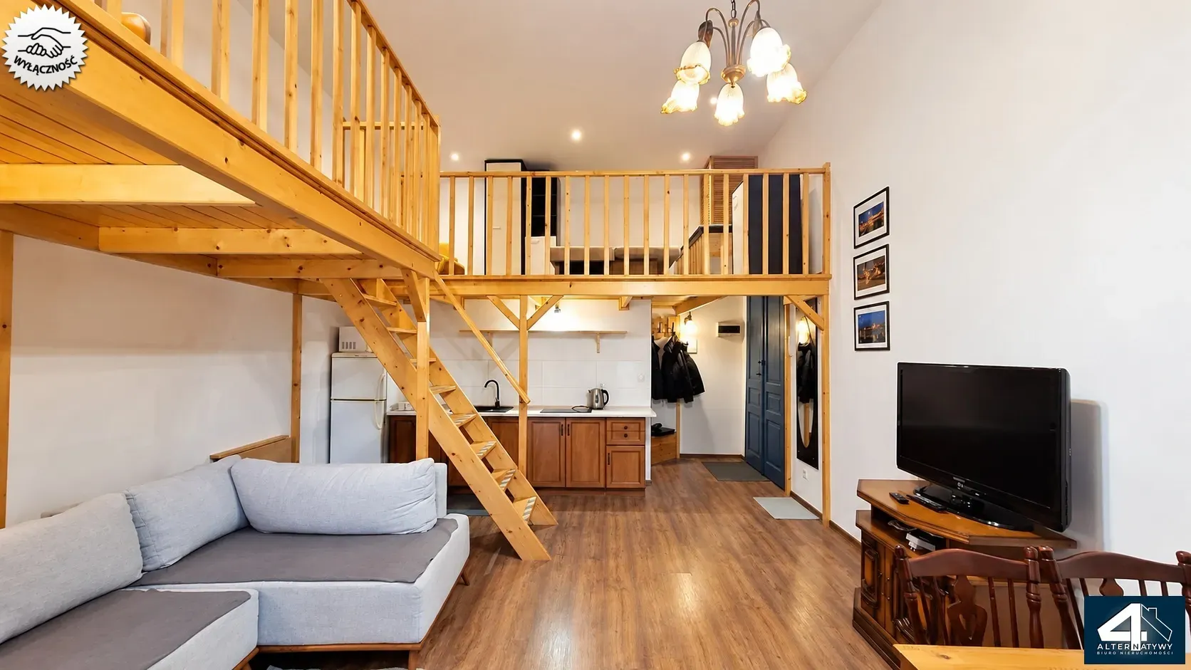 Kraków, Stare Miasto, 33 m², 2 antresole! 2